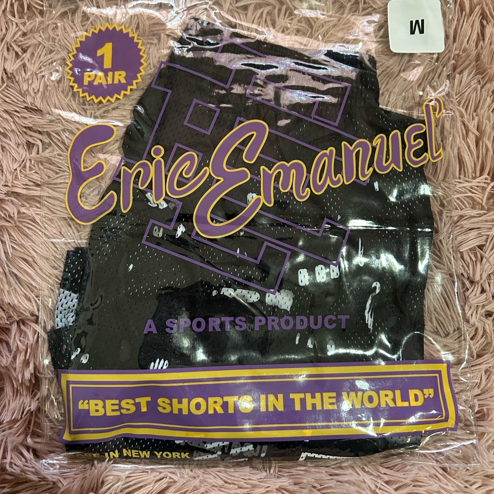 Eric Emanuel Black Sports Shorts